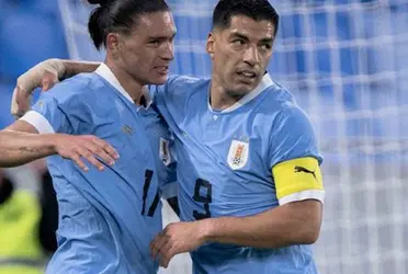 Darwin has three goals for Uruguay's senior national team