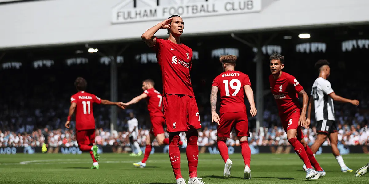 Darwin Nunez served just his second game - out of three - of punishment after being sent off in the draw against Crystal Palace.