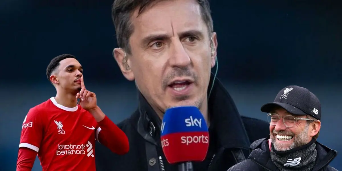 Gary Neville talked about Liverpool and Trent's performance against City