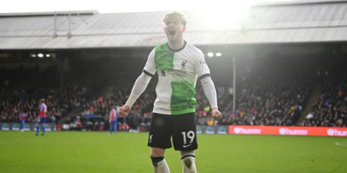 Harvey Elliott picked up the ball and struck the post to complete Liverpool's ninth comeback of the season