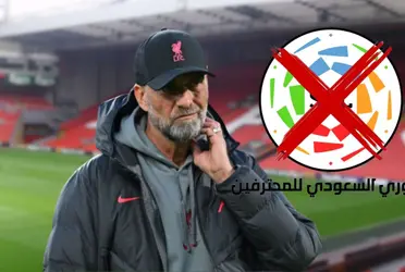 Jürgen Klopp has once again expressed his disapproval of what is happening in Saudi Arabian football