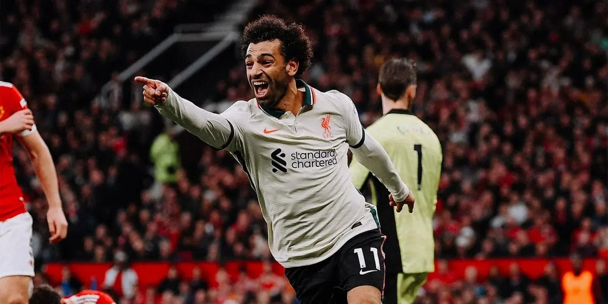 Mohamed Salah can become Liverpool's top scorer against Manchester United if he scores on Monday night.