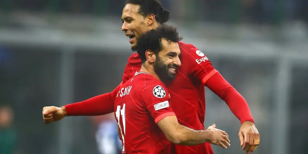 Salah and van Dijk underwent testing at the AXA Training Centre.