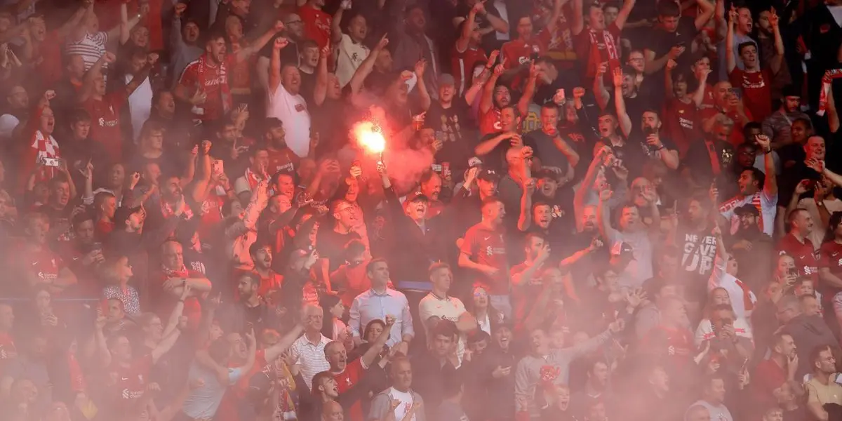 Stiff penalties being considered after flares were thrown at Leicester's King Power Stadium.