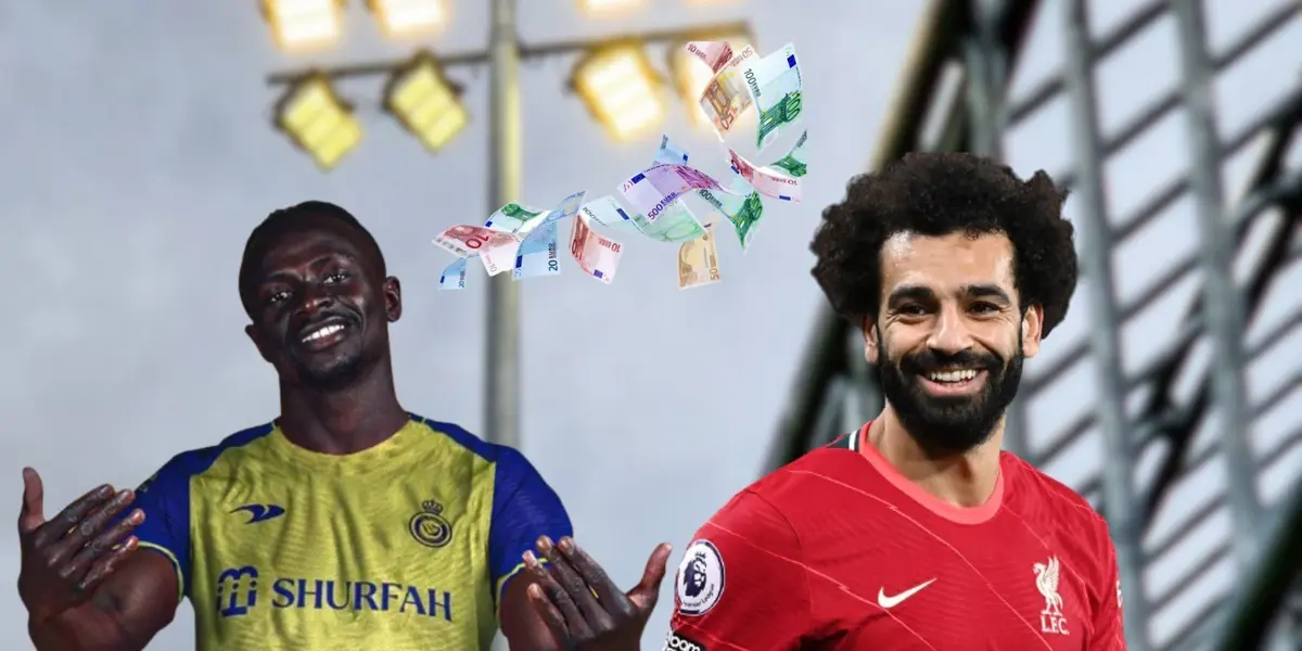 The differences between the earnings that Mane and Salah could make 