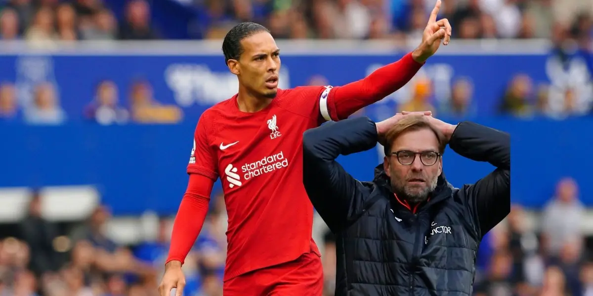 Virgil Van Dijk is not happy with the Premier League