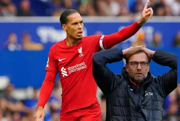 Virgil Van Dijk is not happy with the Premier League