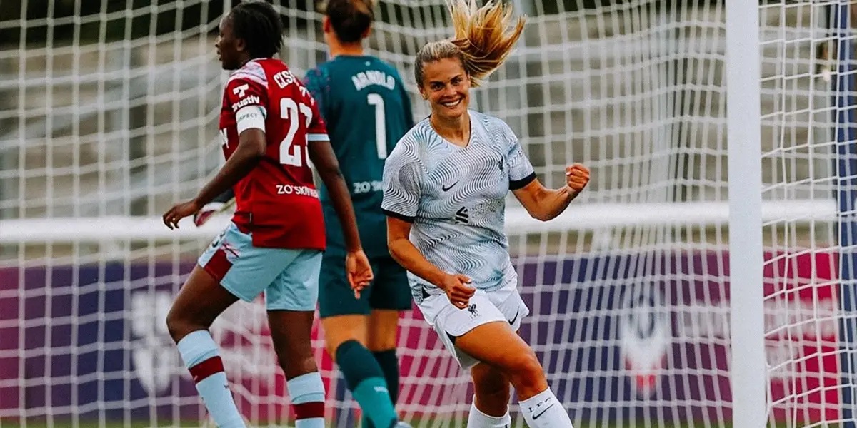 With a hat-trick from Kiernan, Liverpool Football Club Women to win pre-season win over West Ham.