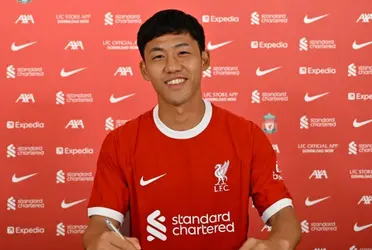 The Japanese was signed by Liverpool during this summer