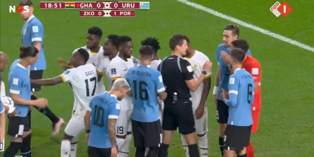 Ghanaian fans are once again furious with a Uruguayan striker