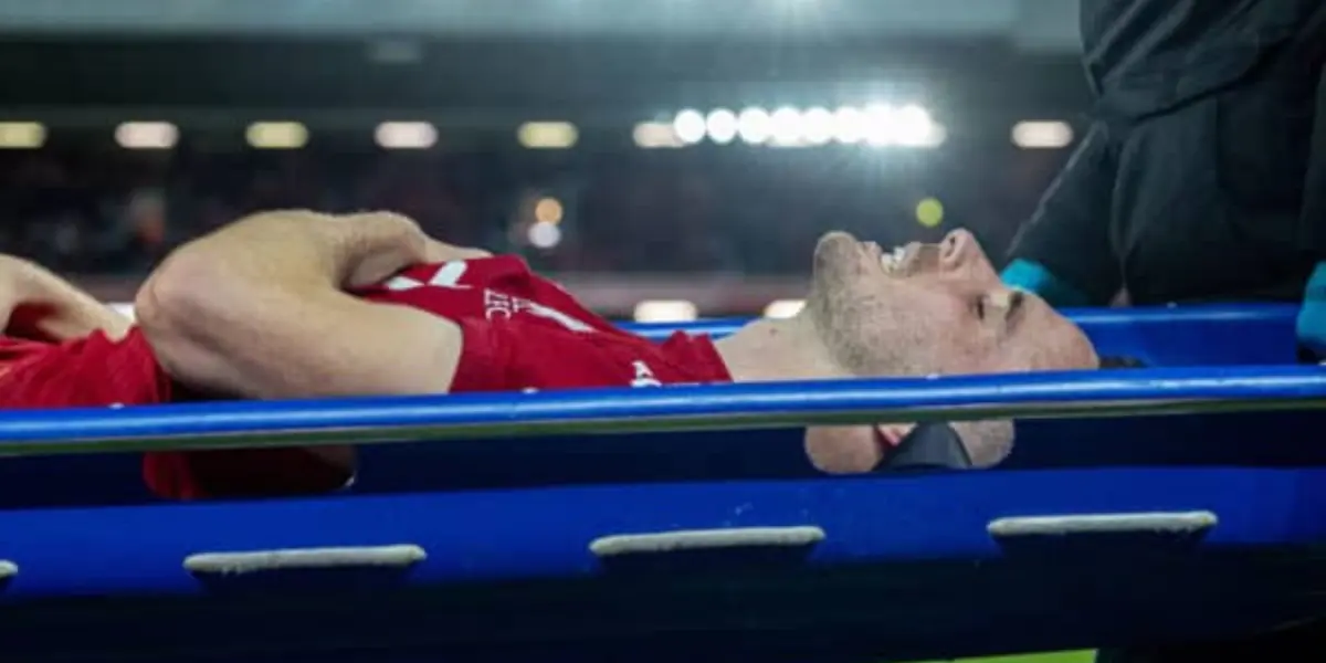 Knee injury he sustained against Arsenal earlier this season.