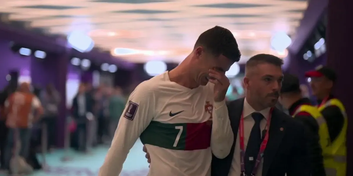 The Portuguese left in tears after Portugal lost to Morocco and crashed out of the World Cup