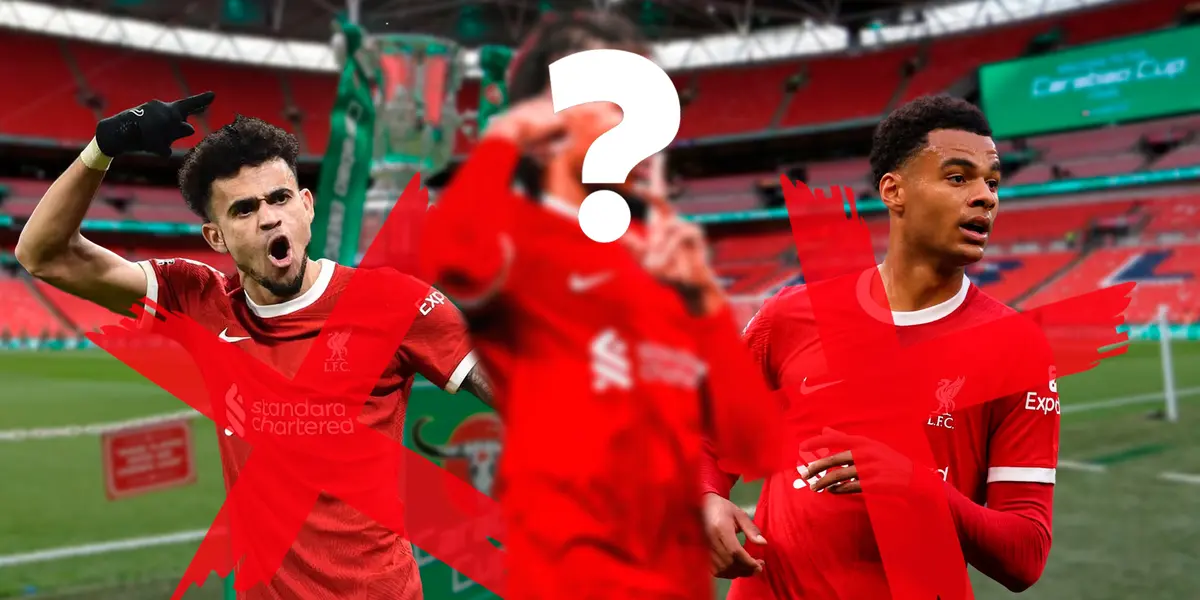 Gakpo and Luis Diaz with an unknown player