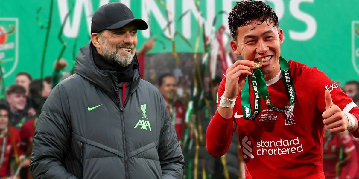 Klopp and Endo happy