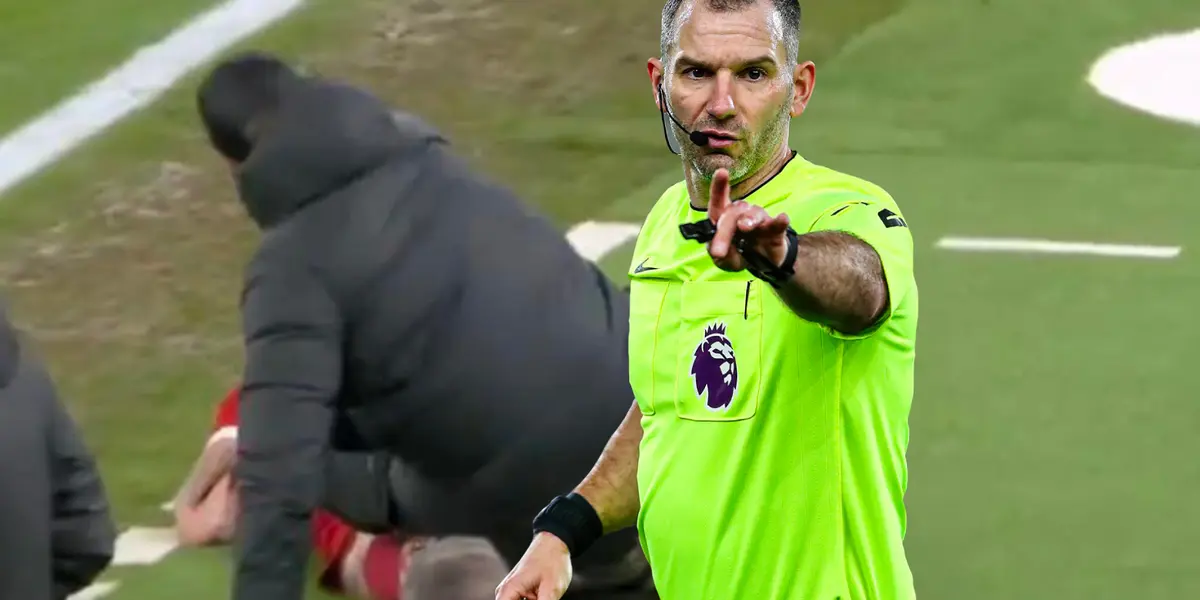 Klopp lying on the field and Tim Robinson