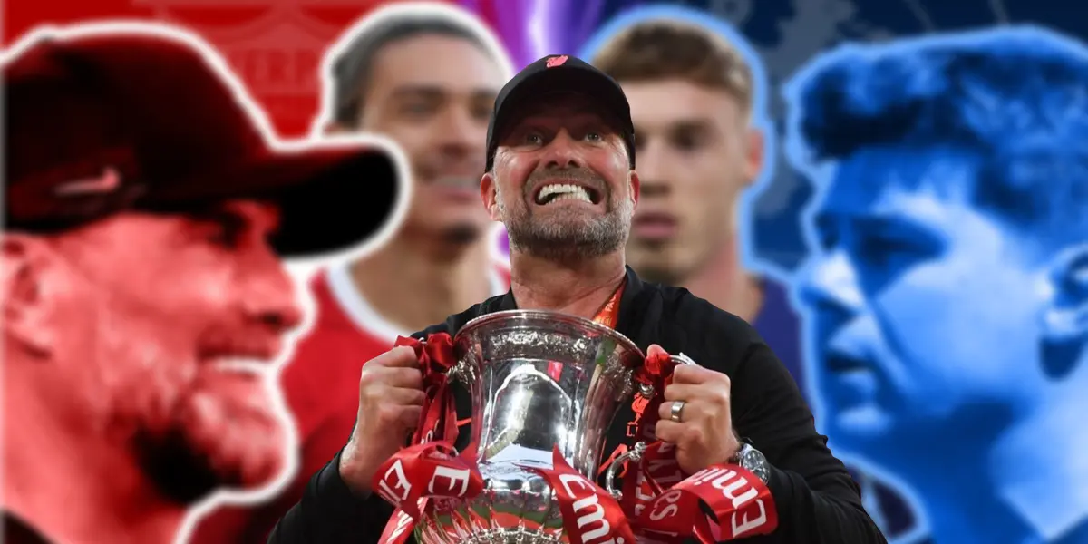 Liverpool vs Chelsea and Klopp lifting a title