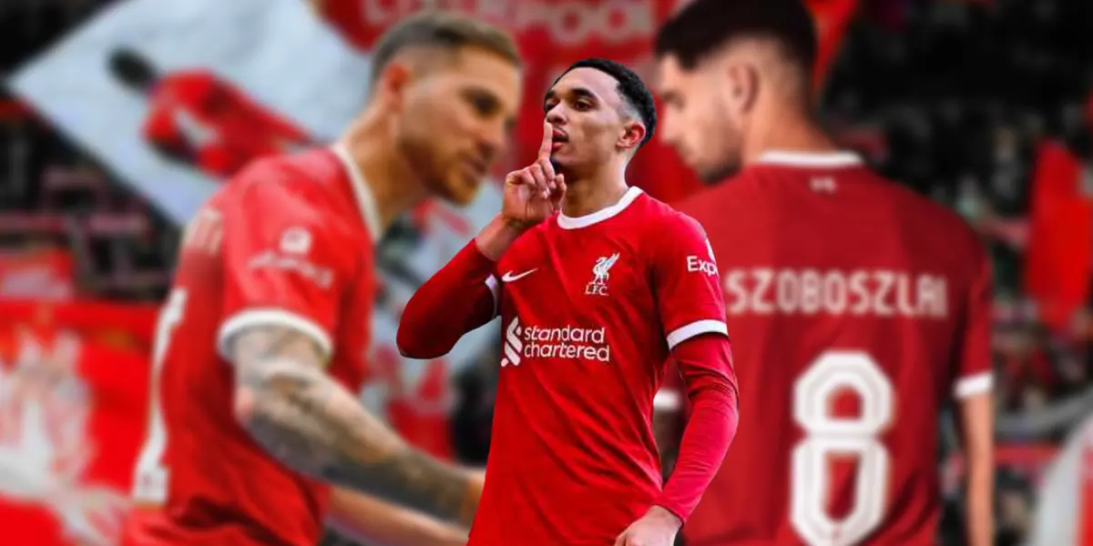 Mac Allister and Szoboszlai angry and TAA happy