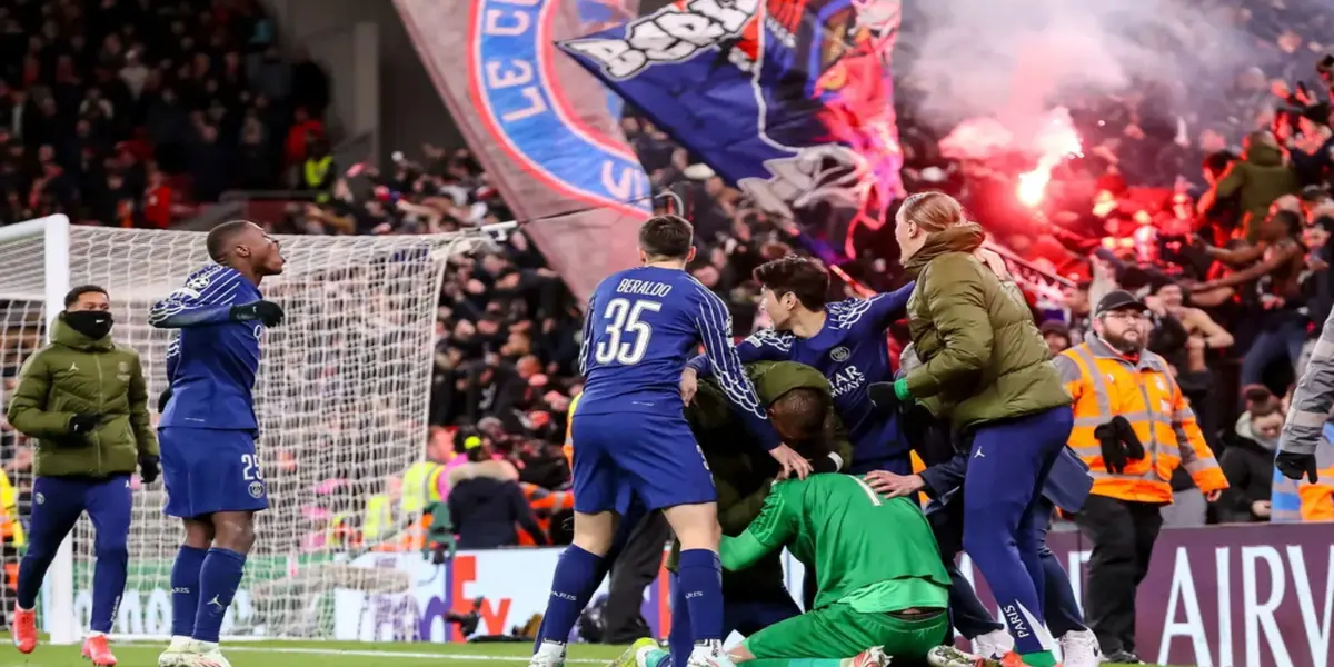 PSG eliminated the English side on their visit to Anfield