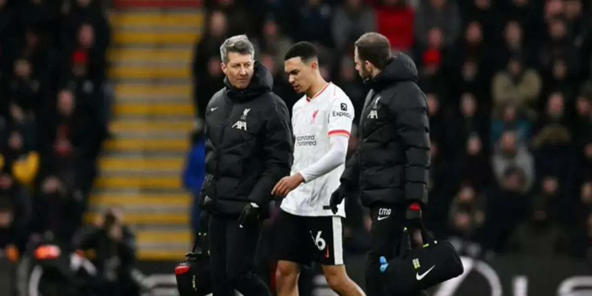 The right-back was replaced by Conor Bradley in the second half of Liverpool's win at Bournemouth