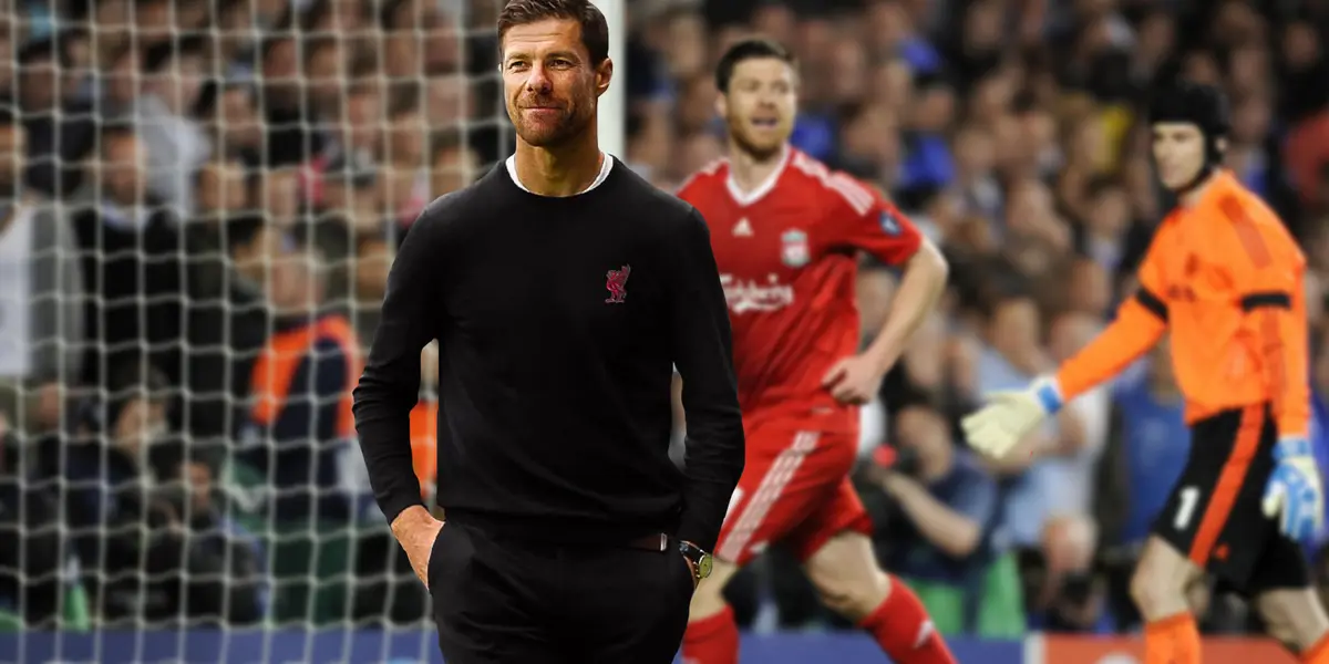 Xabi Alonso playing with the Reds and as a coach